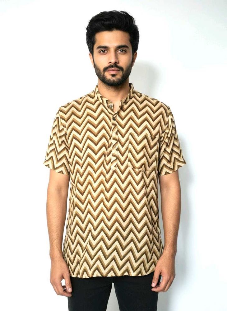 Patterned Casual Shirt