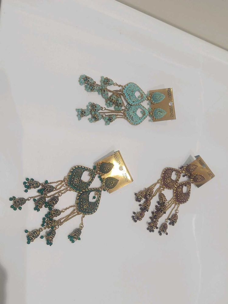 Superb Earings Set Of 3