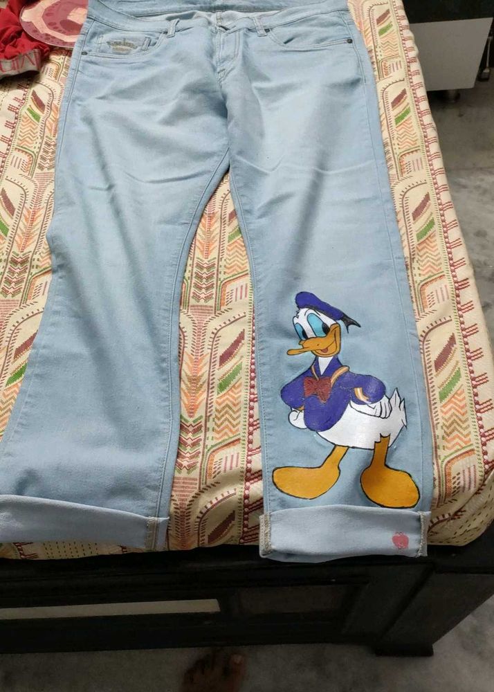 Handpainted Unisex Denim