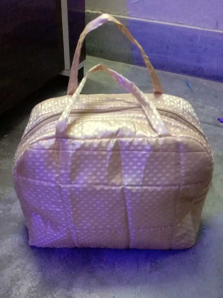 Quilted Cosmetic/Travel Bag