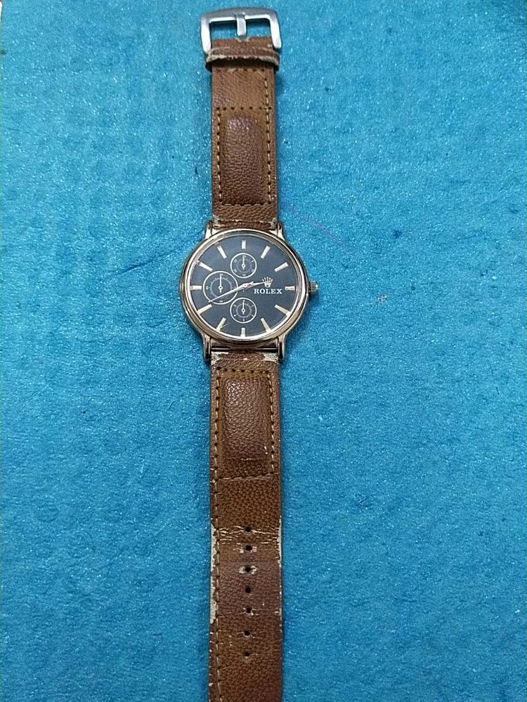 Rolex Brown Men Watch