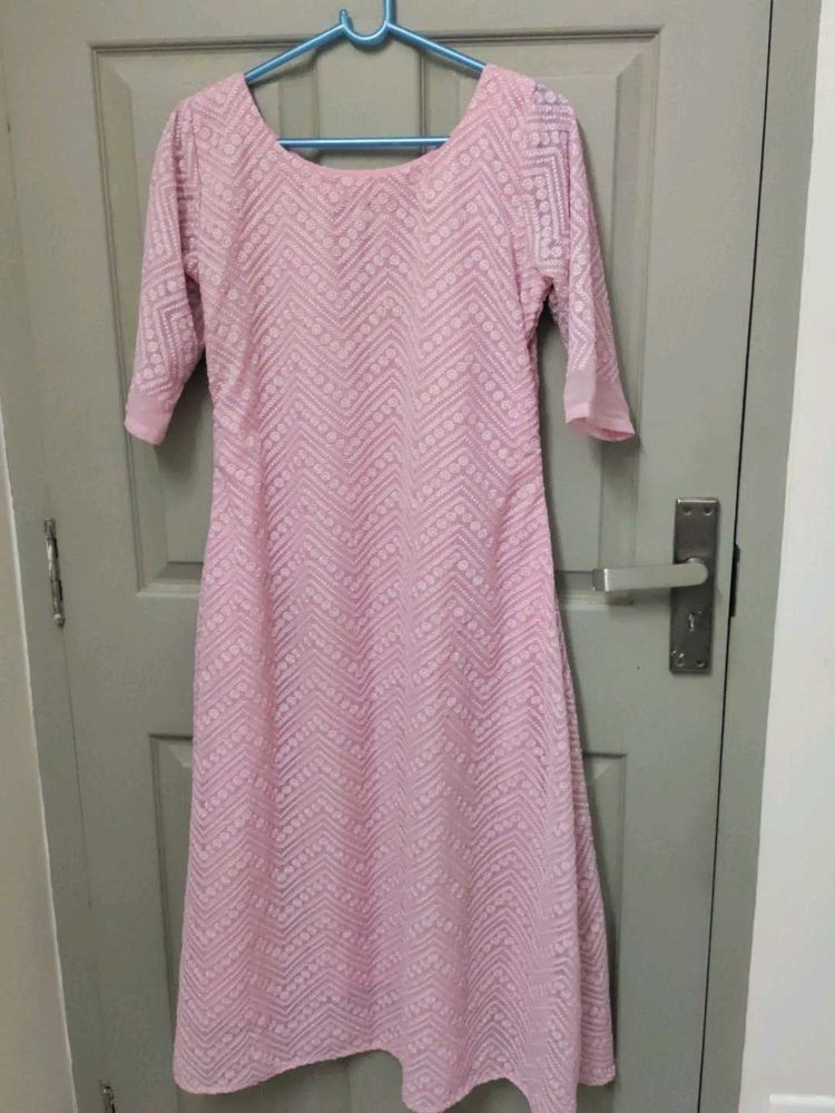 Stitched Chikankari Aline Top