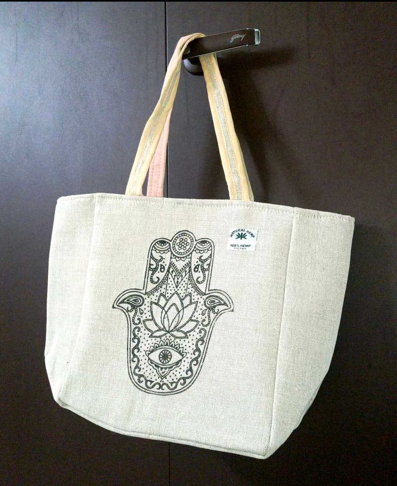 100% Hemp Women&#39;s Tote Bag Big Size
