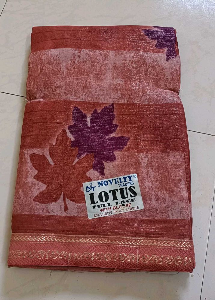 Elegant Floral Saree