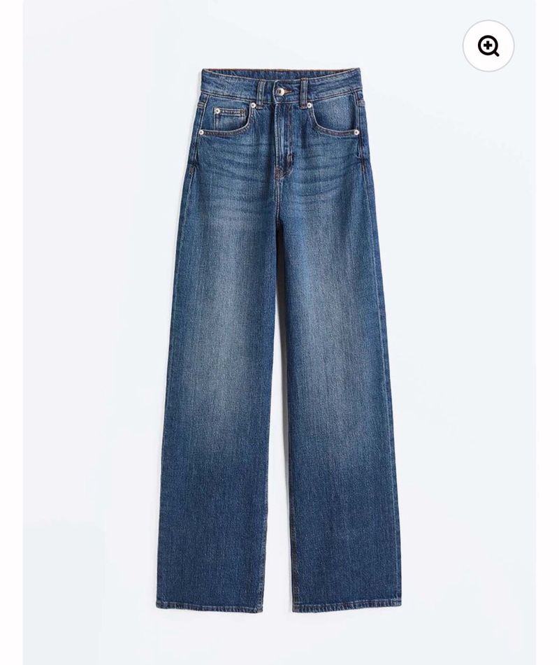 Wide Leg Denim Jeans