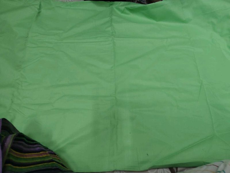Plain Cotton Fabric With Dupatta