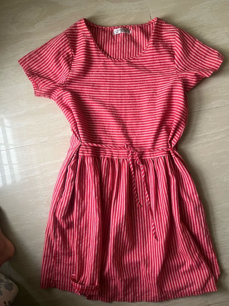Red Stripe Dress