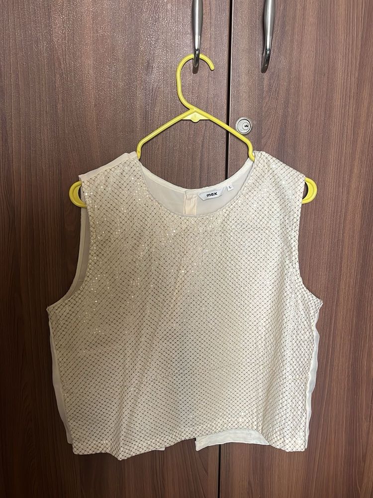 Sparkly Sleeveless Top