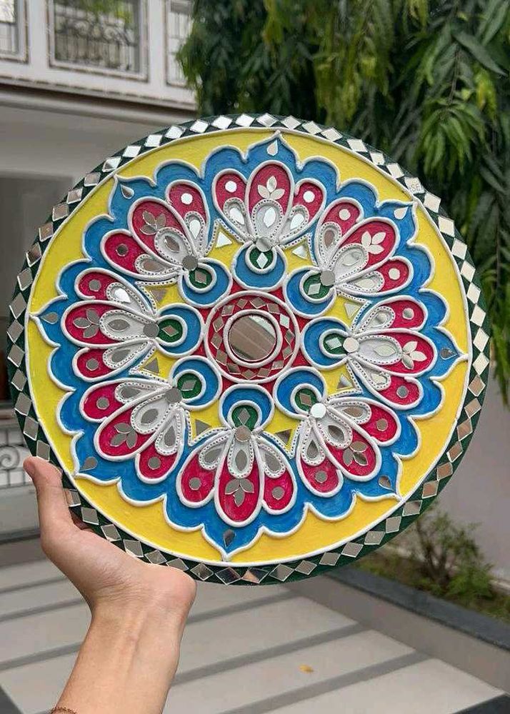 Mirror Bloom Mandala Wall Art