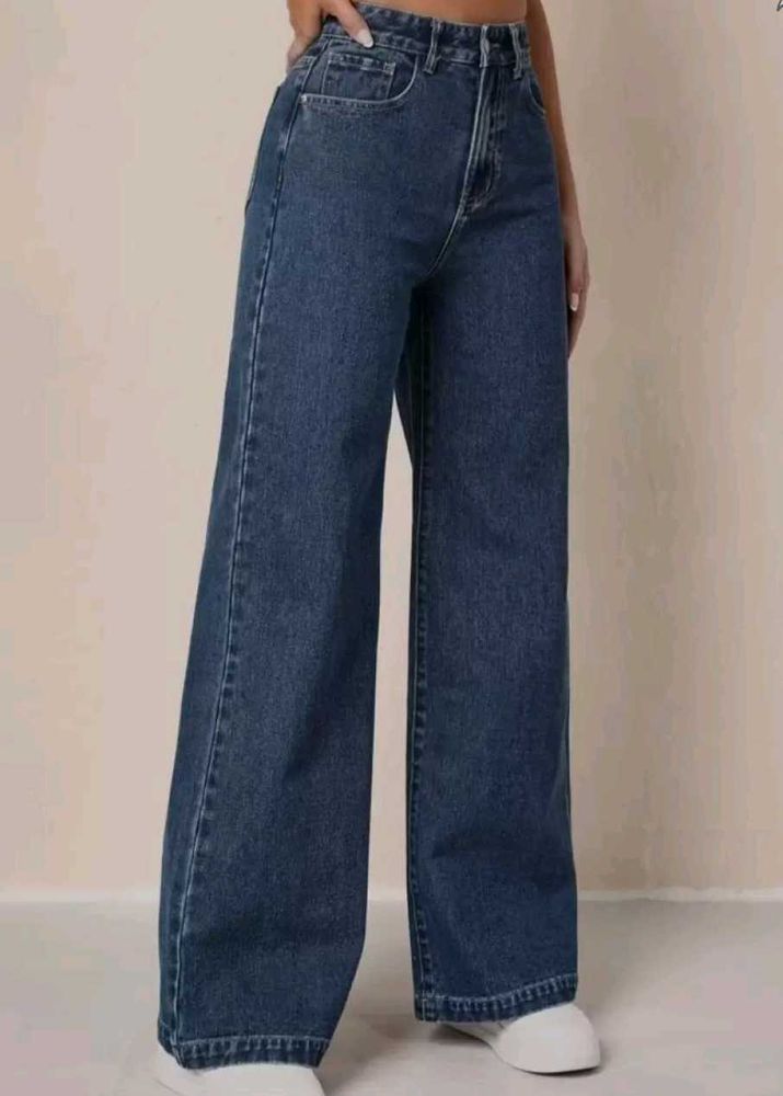 Imported High Waist Jeans (Dark Blue)