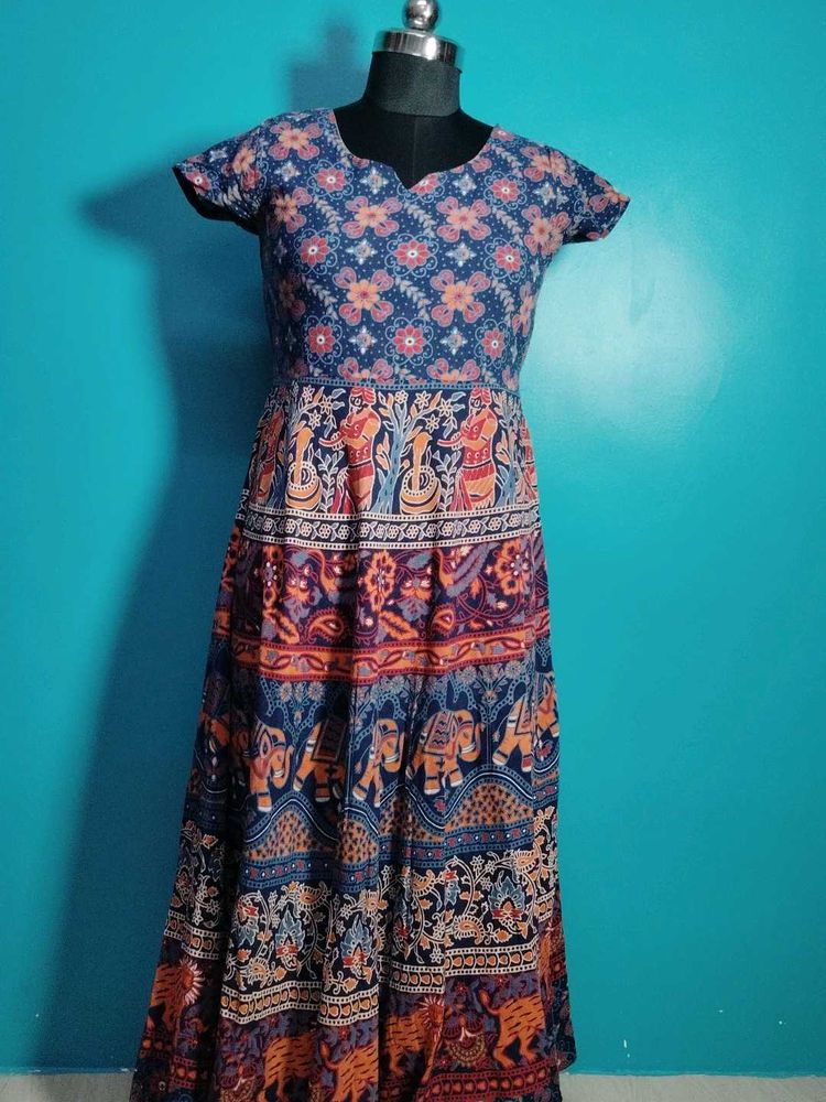 Boho Print Maxi Dress