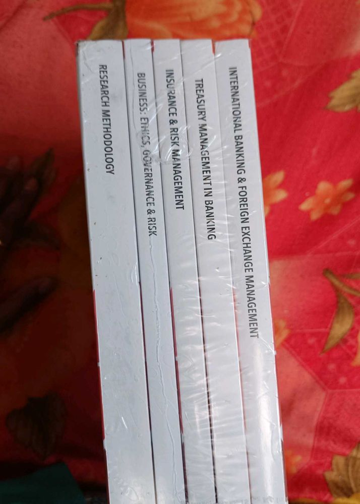 NMIMS MBA Book Set- 4th Sem, course BFM
