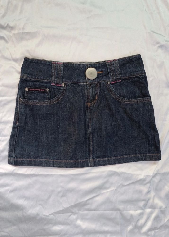 Denim Mini Skirt