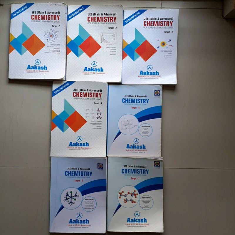 Chemistry coaching books for JEE