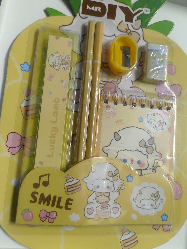 Cute Mr Diy Lucky Lamb Stationery Set