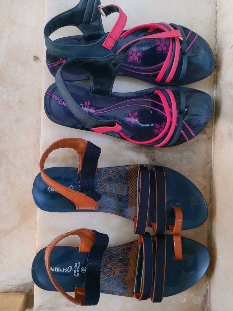 2 pair of cute Sandals size 8