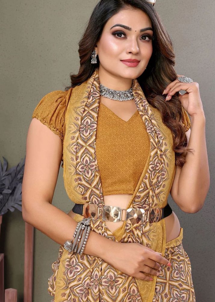 Elegant Printed Saree