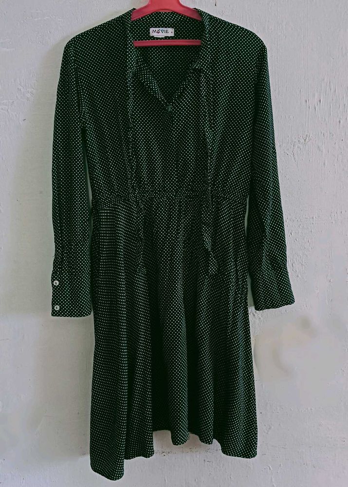 Green Polka Dot Frock – Preloved