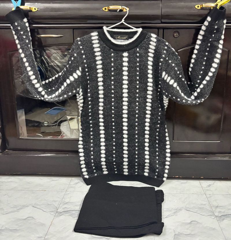 Striped Knit Sweater