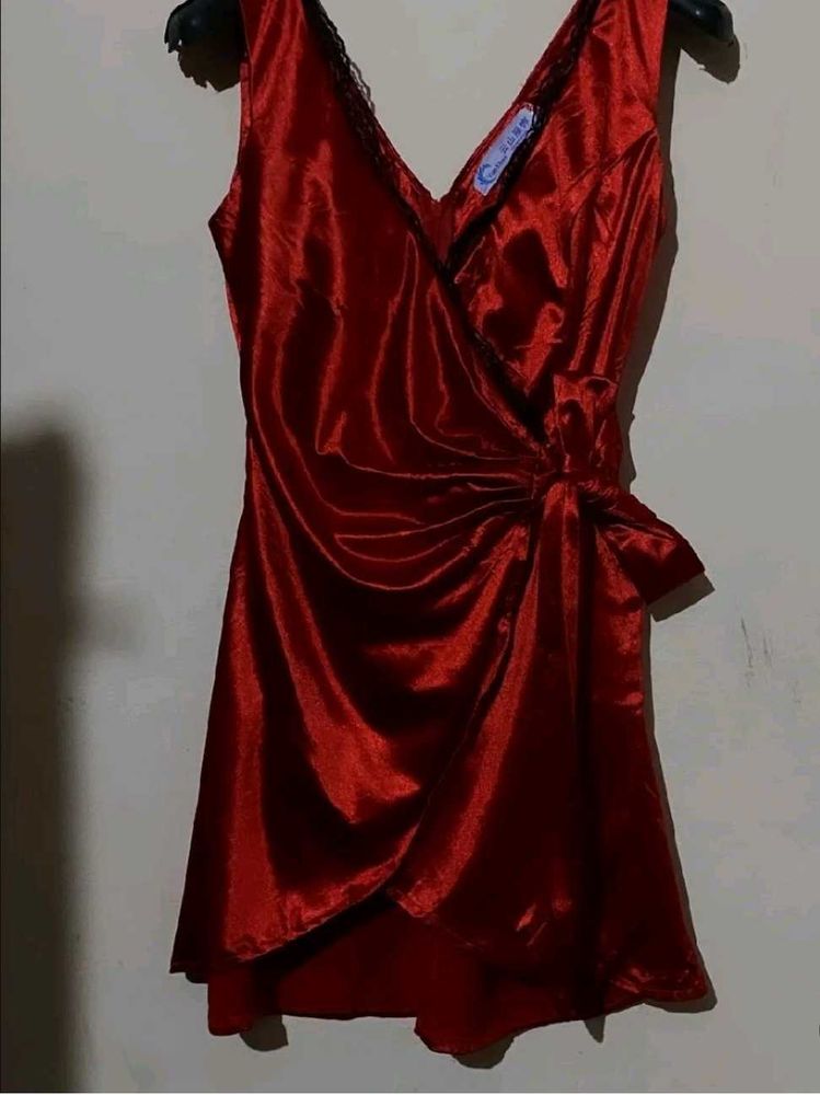 Beautiful, cherry red dress