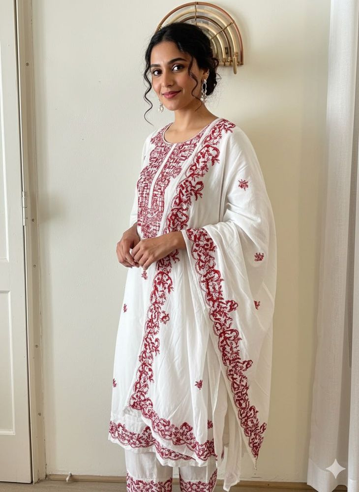 Elegant Embroidered Kurta Set
