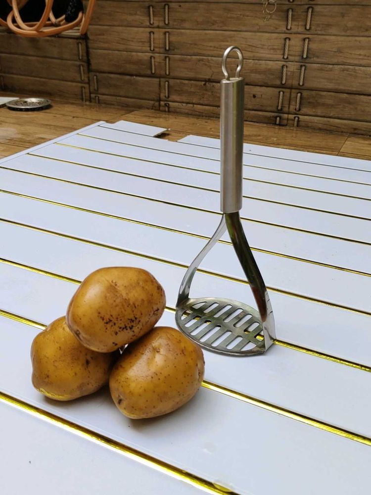 tainless Steel Potato Masher &amp; Vegetable Smasher f