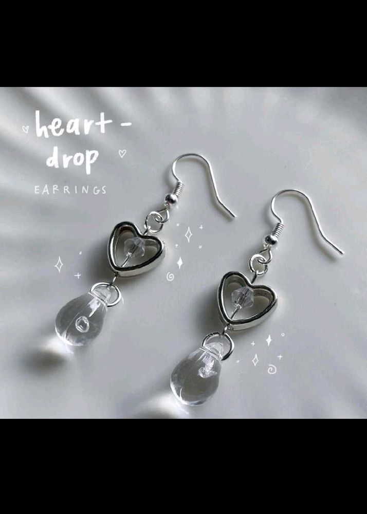 Heart-Drop Earrings