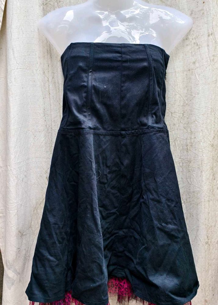 Black Strapless Dress