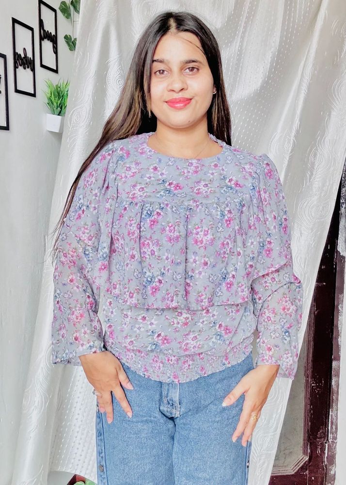 Casual Floral Top