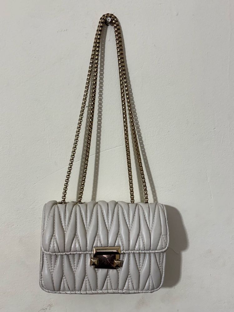 Off White Sling Bag