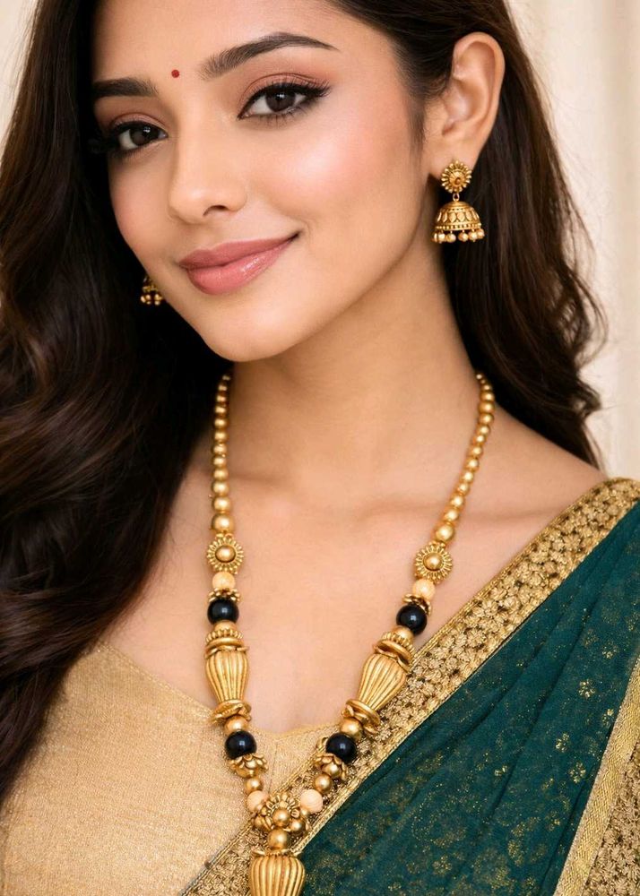 Elegant Beaded Necklace [No Earrings]