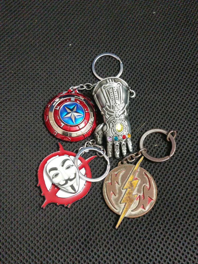 Superhero &amp; Villain Keychain Lot
