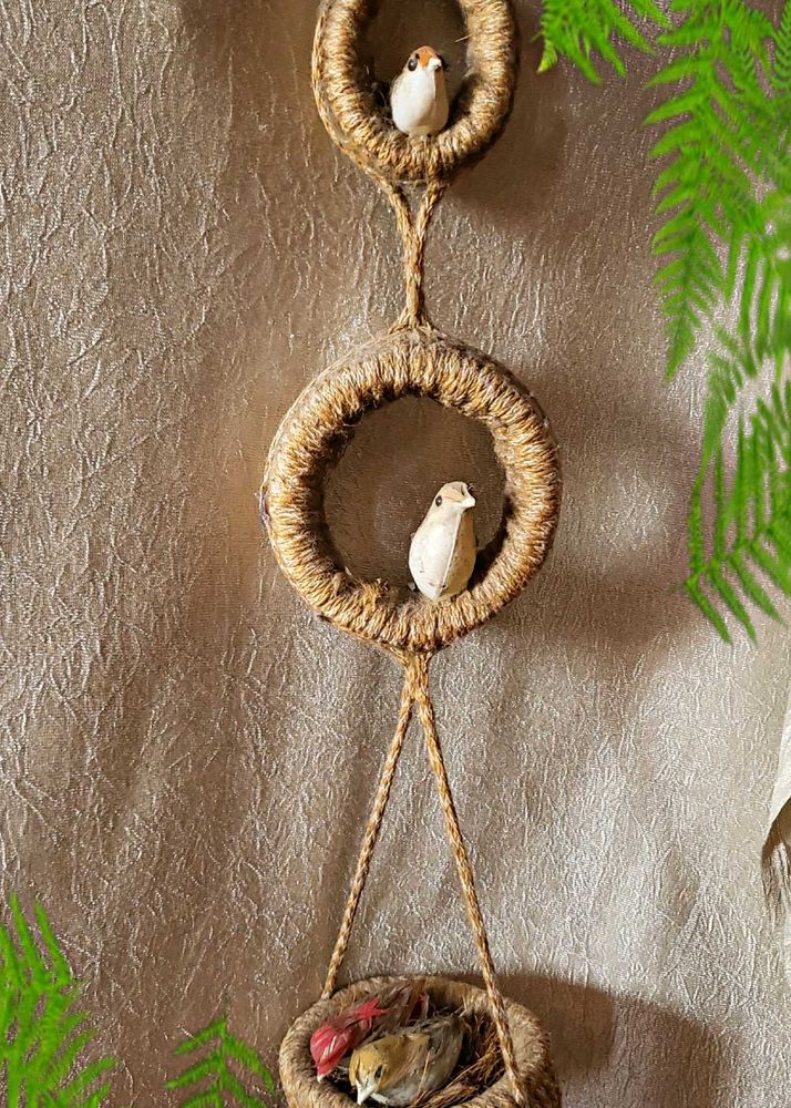 Boho Bird Nest Wall Hanging