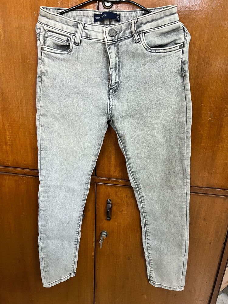 Tokyo Talkies Grey Denim Jeans