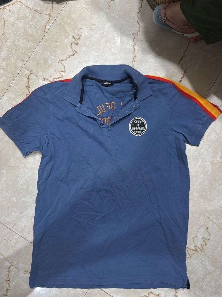 Diesel Blue Polo T-Shirt