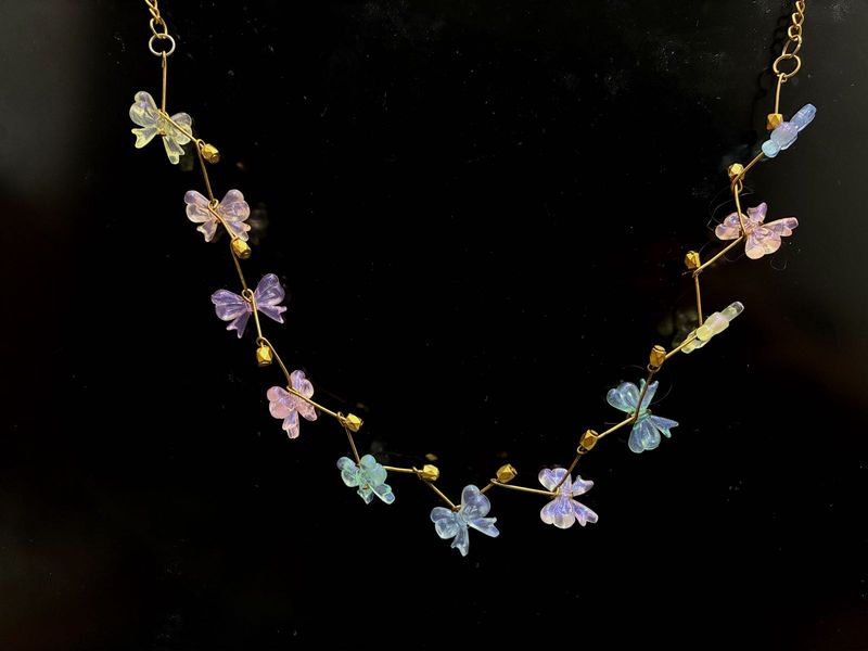 Handmade Butterfly Chain Necklace