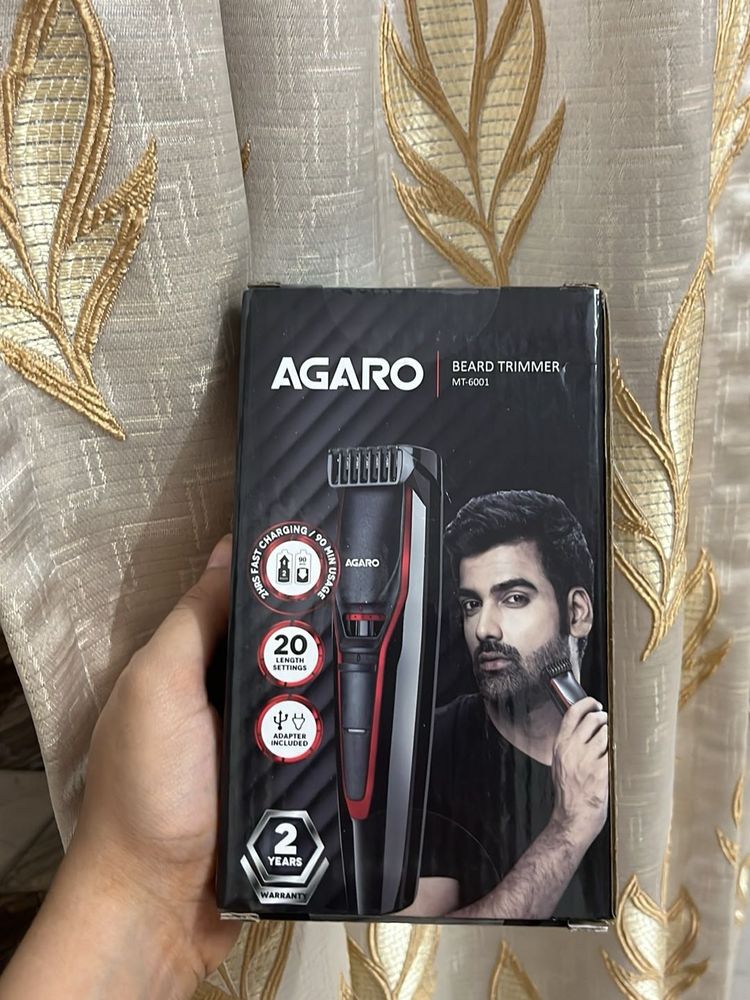AGARO Beard Trimmer MT-6001 - New in Box!