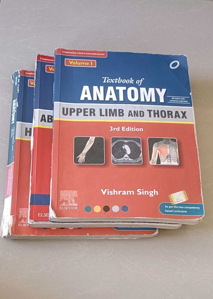 Anatomy Textbooks all 3 books