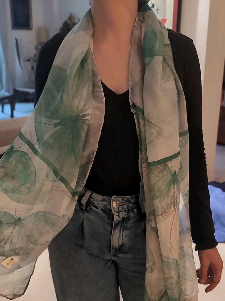 Butterfly Print Scarf