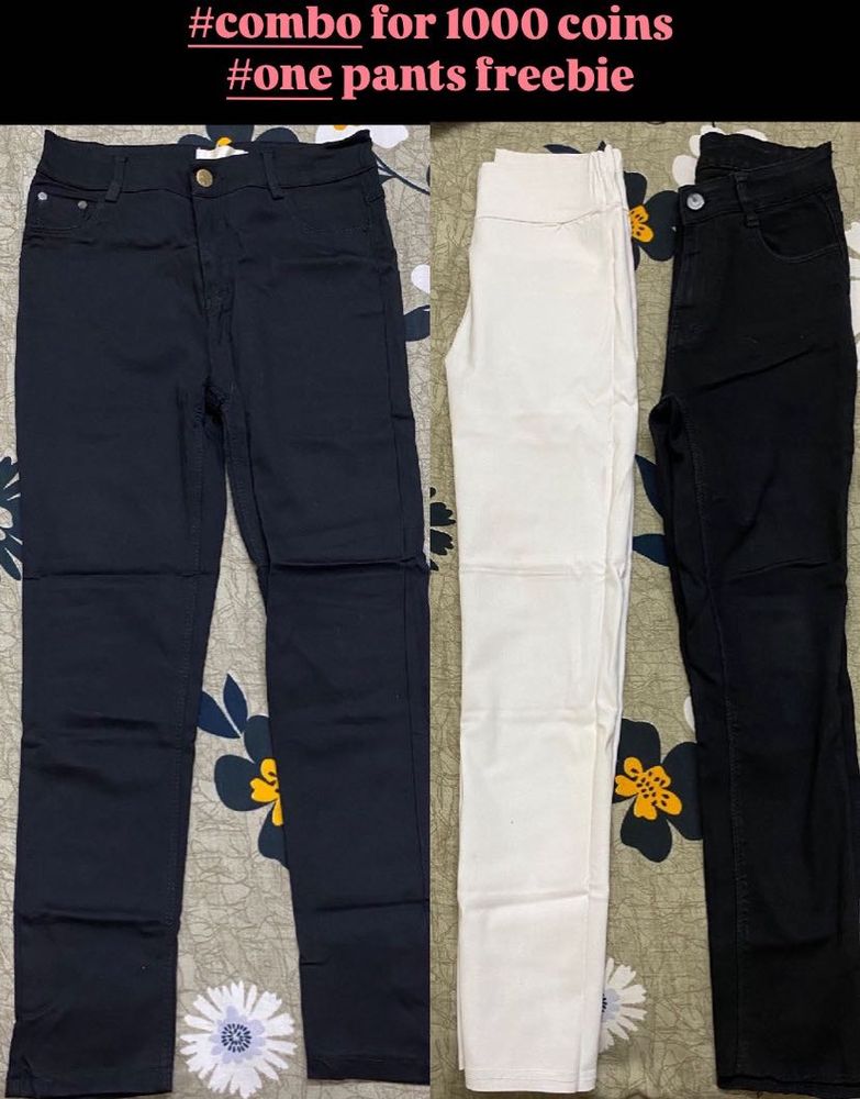 Bold Black Slim Jeans (length : 81cm)