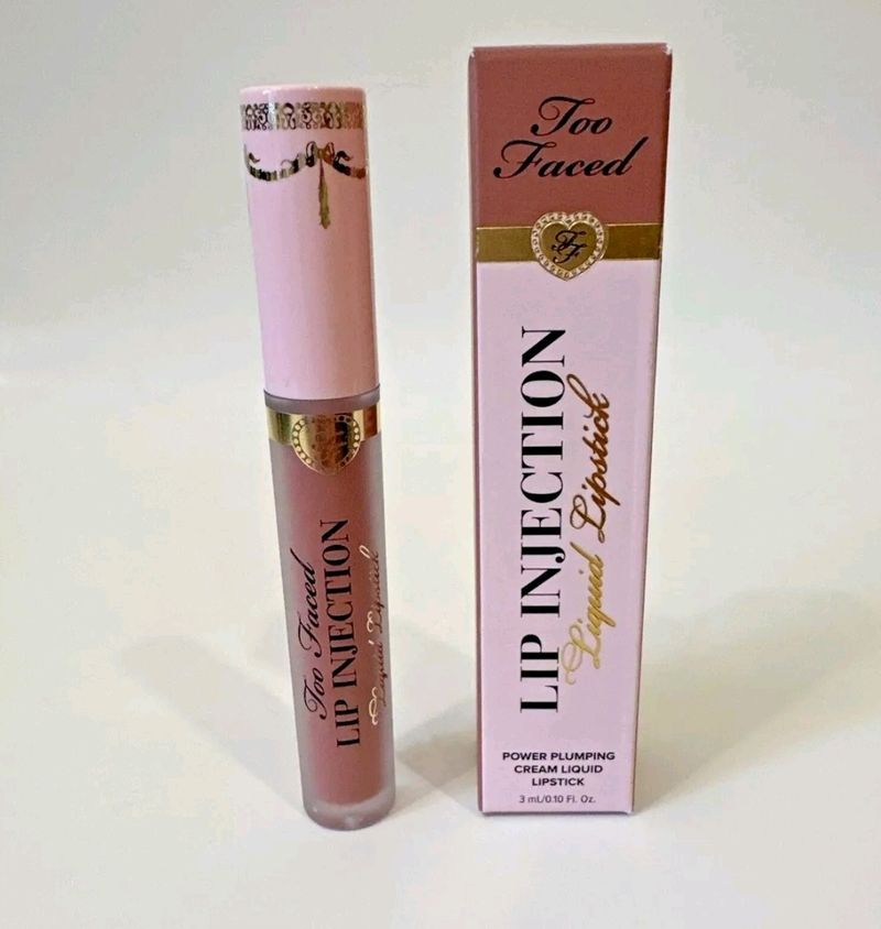 too faced lip injection lequid lipstick