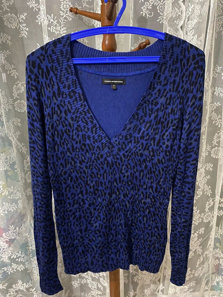 Express Leopard Print Sweater