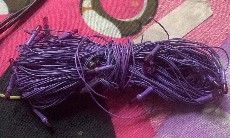 Purple Decorating Lights On Flash Sale