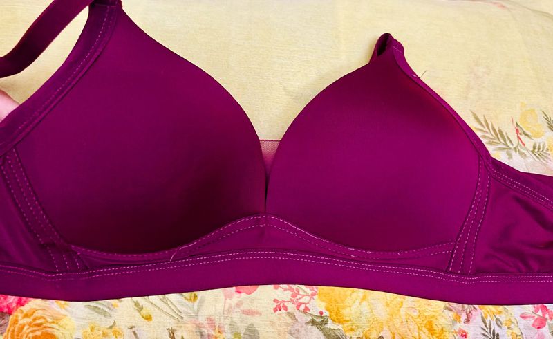 Burgundy Bra Never Used