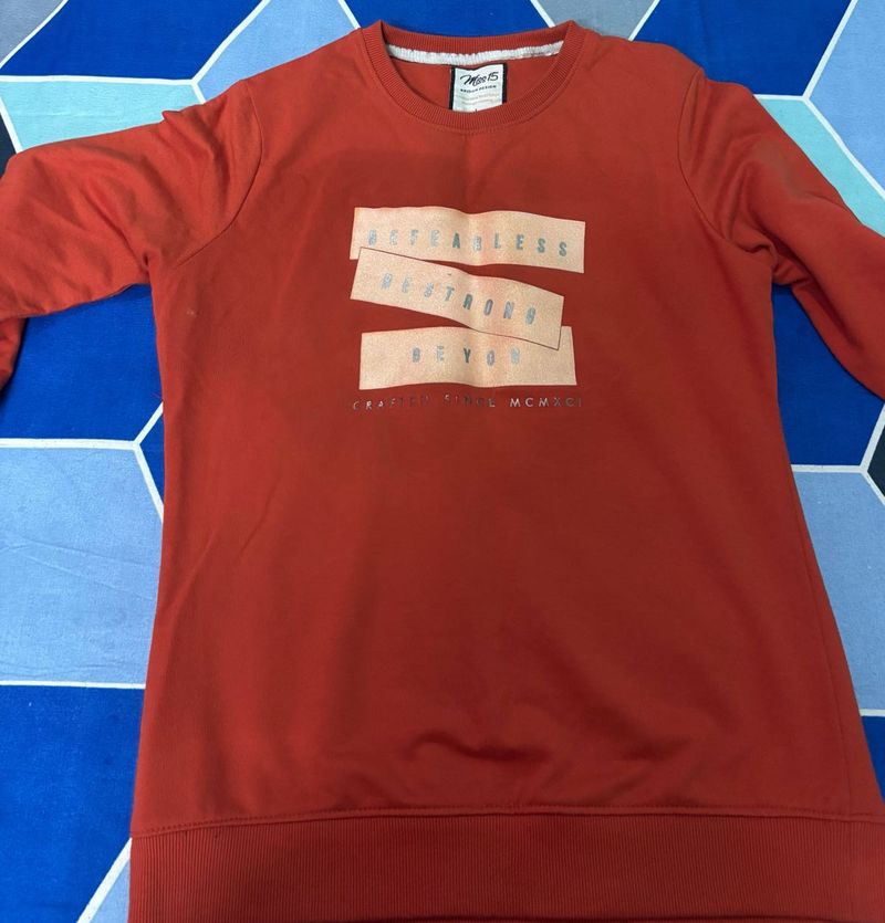 Stylish Orange Sweatshirt