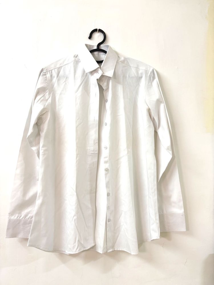 White Long Sleeve Dress Shirt
