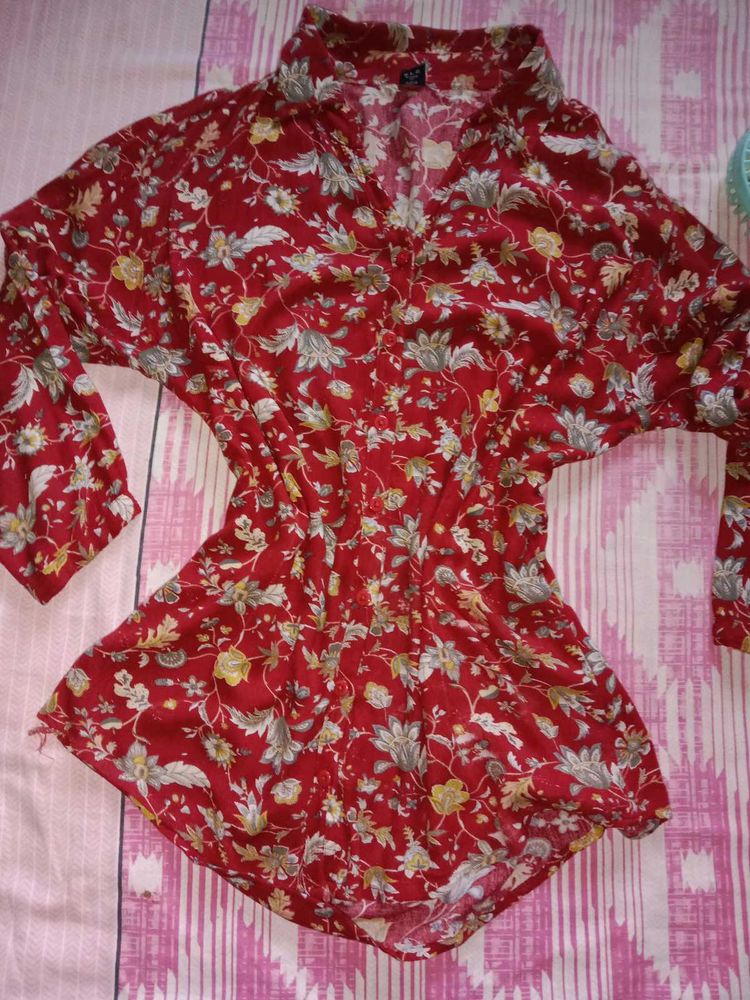Floral Print Shirt