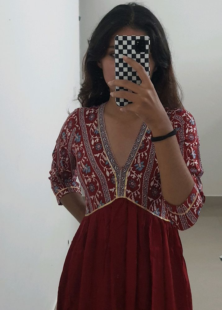 Rajasthani Kurta | V Neck |.