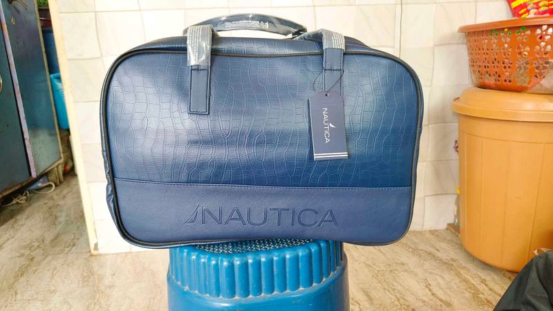 Nautica Duffle Bag (Yellow, Black, Blue)