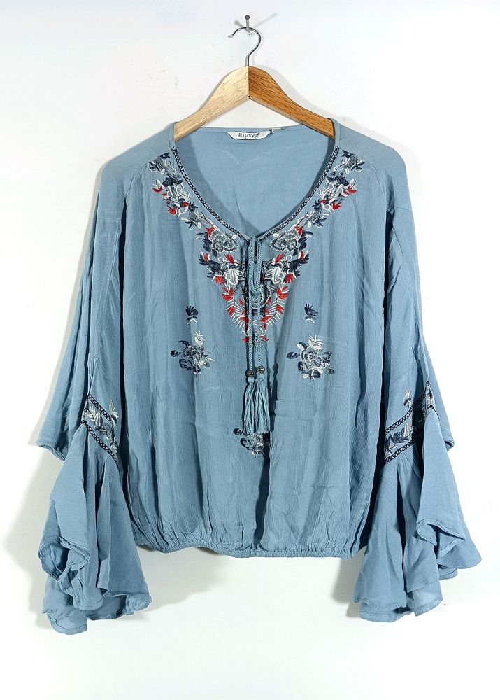 Pastel Blue Top (Women)